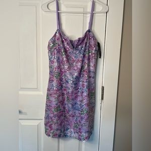 Brand new sequin LuLu’s mini dress